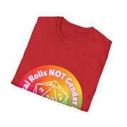 Critical Rolls NOT Gender Roles Unisex Softstyle T-Shirt - Only-Games