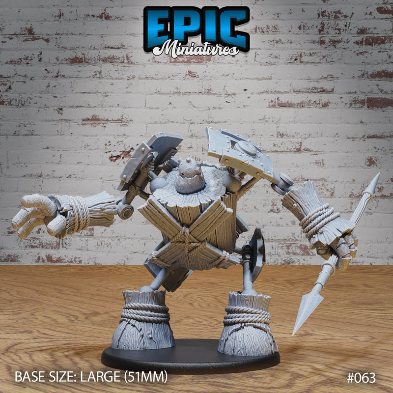 Wooden Construct Golem Set - Only-Games