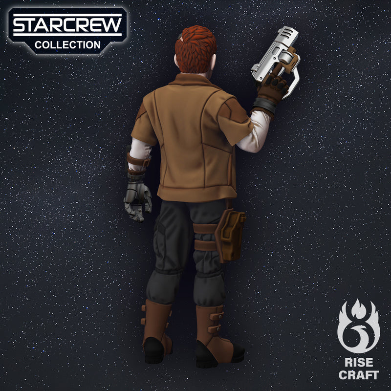 STARCREW - Human Cyborg A (28mm) - Only-Games