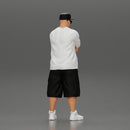 Fat Gangster in cap and sunglasses folding one's arms - Only-Games