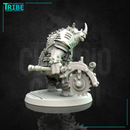 (L 0026) Male rhinoceros mutant post-apocalyptic with a big melè weapons - Only-Games