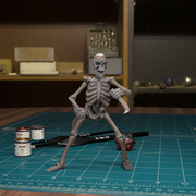 Skeleton 01 - TytanTroll Miniatures - DnD - Fantasy - Only-Games