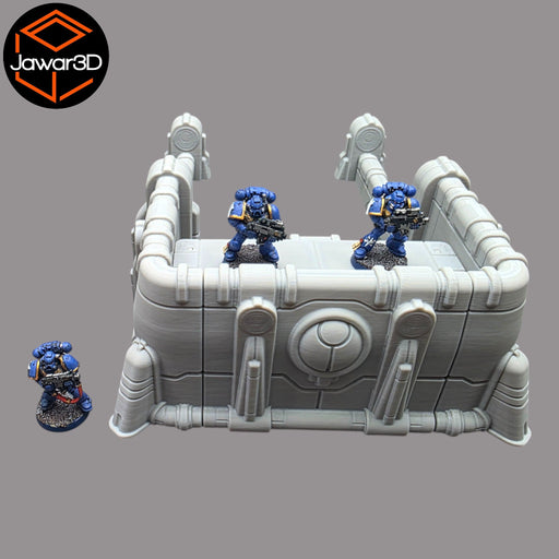 Ethereal Base #2 - 28mm Wargaming Scatter Terrain Scenery Tabletop Miniature - Only-Games