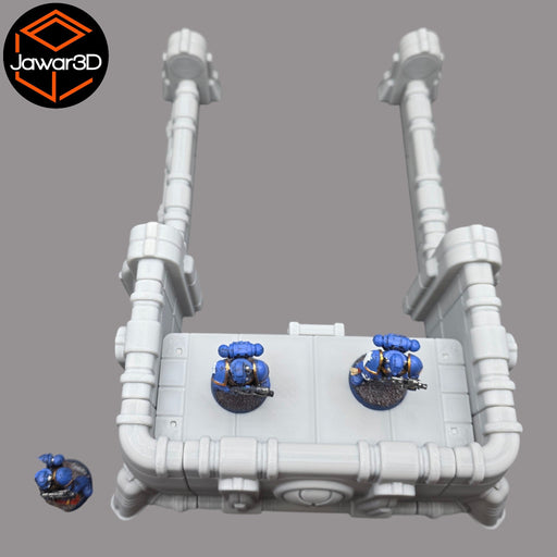 Ethereal Base #2 - 28mm Wargaming Scatter Terrain Scenery Tabletop Miniature - Only-Games