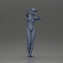 attractive woman in bikini taking a selfie with her phone on the beach - Only-Games