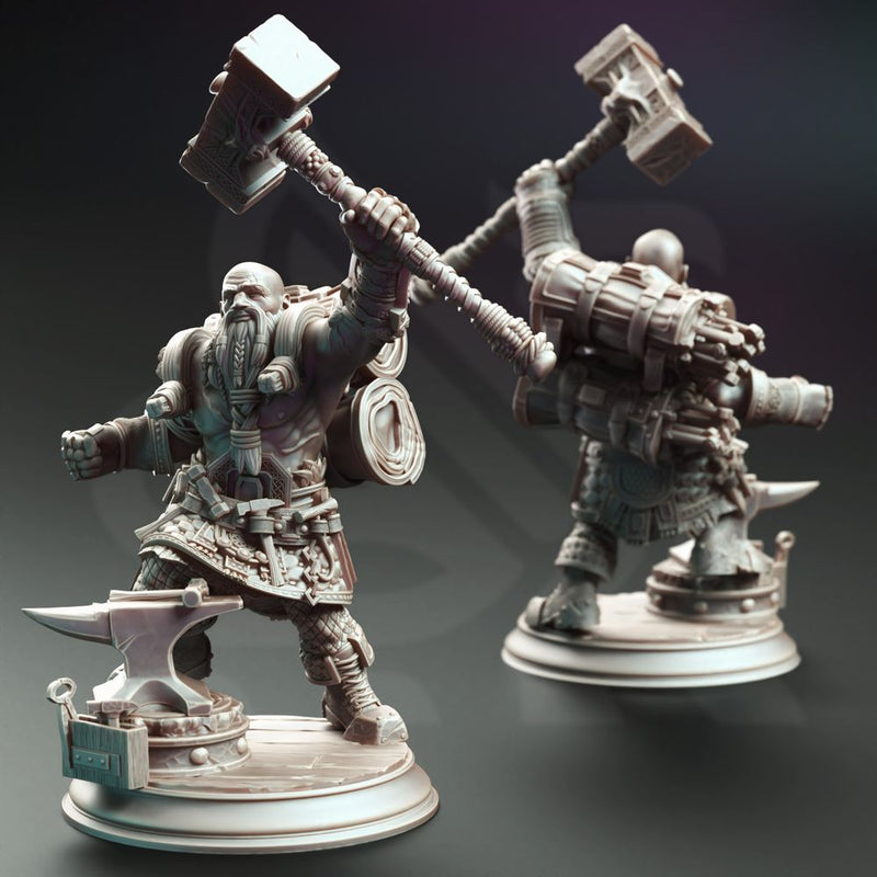 Dwarven Battle Blacksmith - Lochren Ishtrak Hammerfist - Only-Games