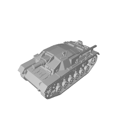 3D Printed German Stugg 3c Tank Destroyer - Only-Games