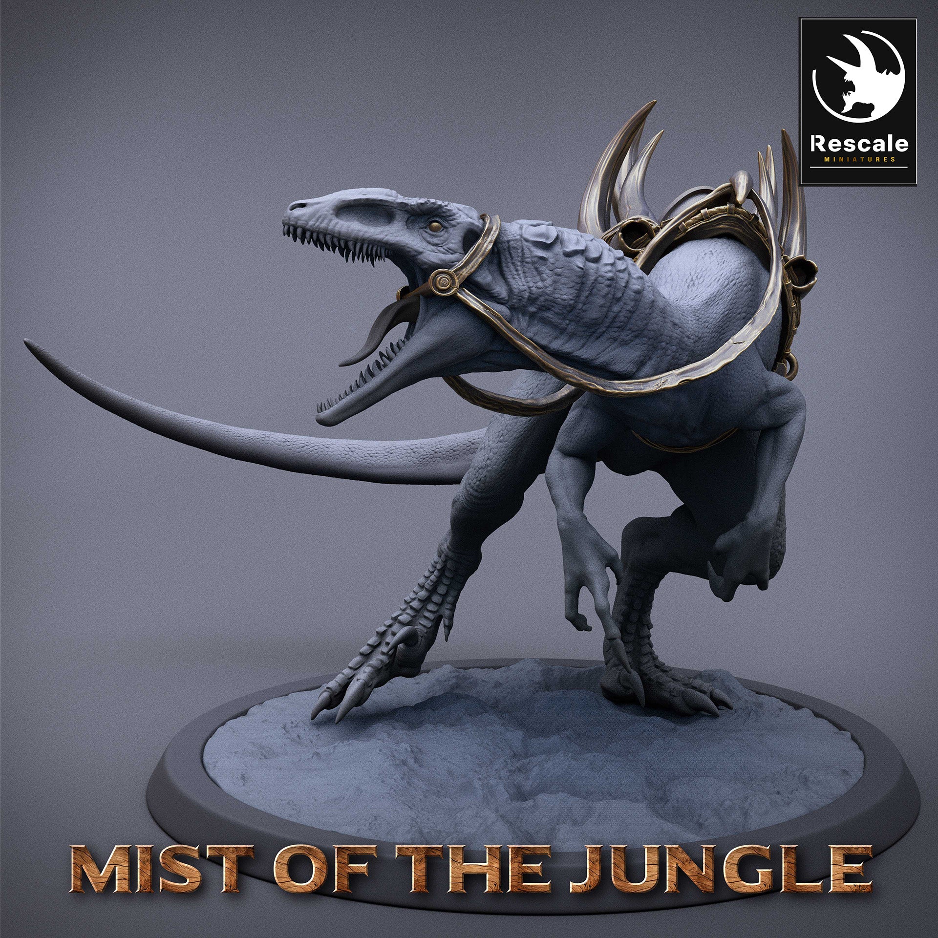 Lord Raptor Action Figure Raptor Turn Right Saddle - Lord of the Print - Miniatures by Only-Games.co