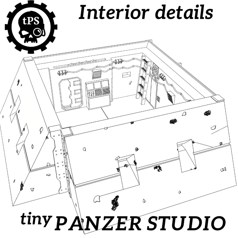Imperial Battle Bunker terrain for scifi tabletop wargaming - Only-Games