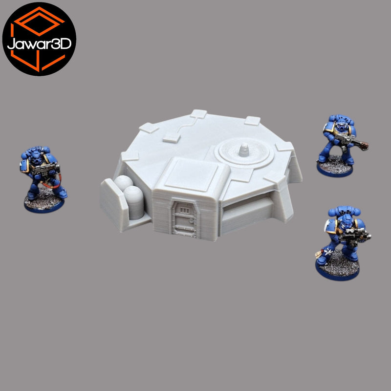 Guard Bunker #1 - 28mm Wargaming Scatter Terrain Scenery Tabletop Miniature - Only-Games