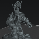 Big SkrapperBoss - Sci-Fi Orc Warlord Miniature | Scrap-Tech| Original Wargaming 40mm and 50mm base