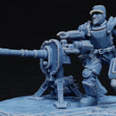 Factory Guard Heavy Cannon - human heavy weapon team (Accell Union) - Only-Games