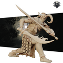 Horned Knight - Realsteone - Terrain Wargaming D&D DnD 32mm 40mm 54mm