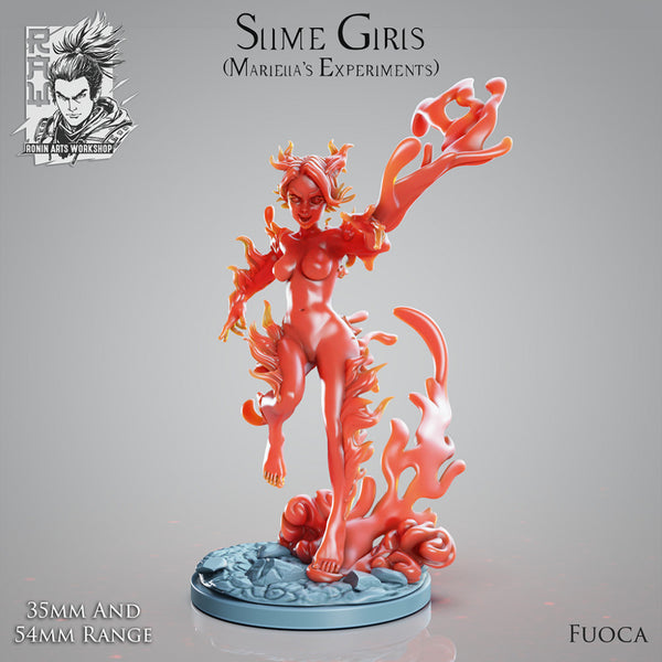 Fuoca - Fire Slime Girl - Only-Games