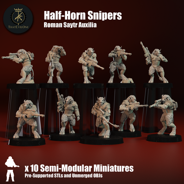 Saytr Auxilia "Half-Horn" Snipers - Only-Games