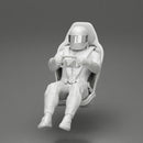 2 Models - Racing Driver Sitting in Touring Car Cockpit with Racing Suit and seat 2 - Only-Games