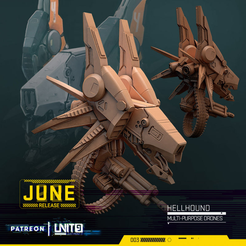 Cyberpunk - Hellhound - Multi-purpose drone - Only-Games