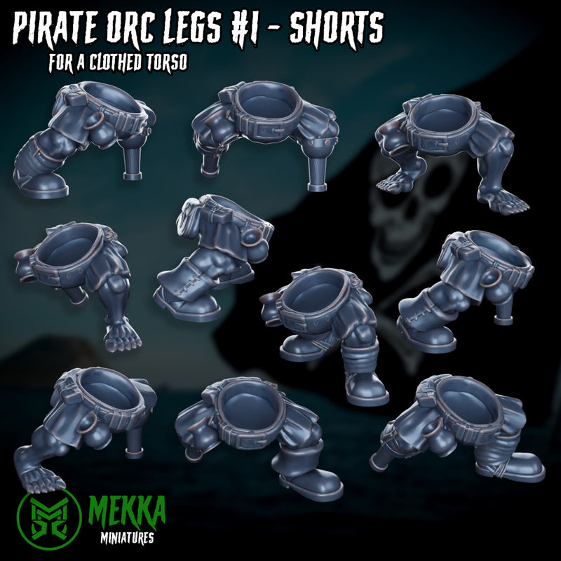 Pirate Orc Legs #1 - Shorts - Only-Games