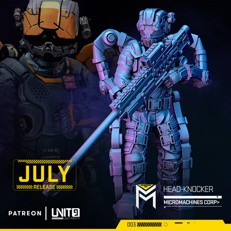 Cyberpunk - Endoskeleton soldiers - BUNDLE