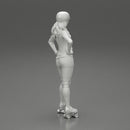 Derby girl standing posing with hands on hips - Only-Games