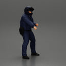 Motorcycle police officer stopped at a red light - Only-Games