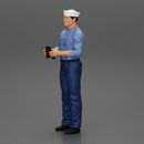 navy holding binoculars - Only-Games