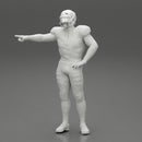 Rugby player standing pointing to the ball - Only-Games