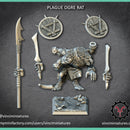 MOUNTED AND UNMOUNTED PLAGUE OGRE RAT - Only-Games