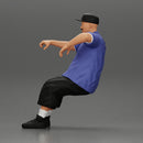 gangster homie in cap with arm on window driving the car - Only-Games