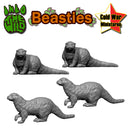Basing Beasties - 4 Otters - Only-Games