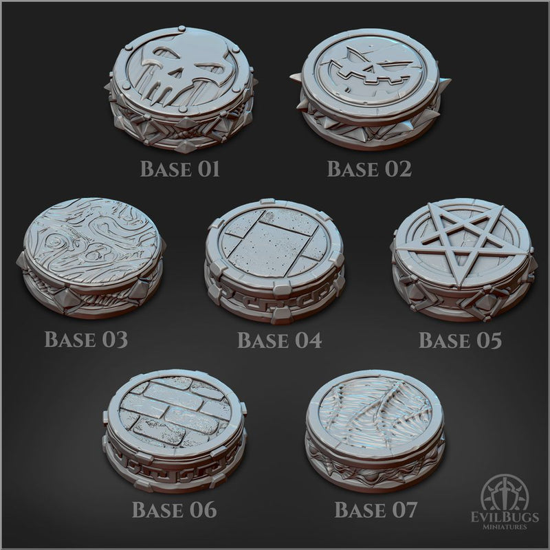 Helloween Bases 25mm/32mm/42mm - Only-Games