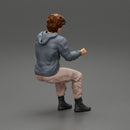 Man sitting on driver seat in car - Only-Games