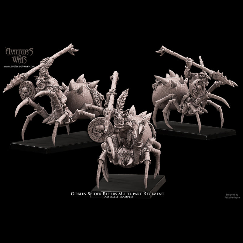 Goblin Spider riders multi-part regiment