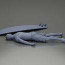 Surfer washed ashore after drowning thrown by the sea - Only-Games