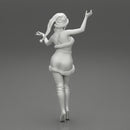 Lovely Santa Girl in Christmas Dress Posing - Only-Games