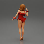 sexy young woman posing in onepiece - Only-Games