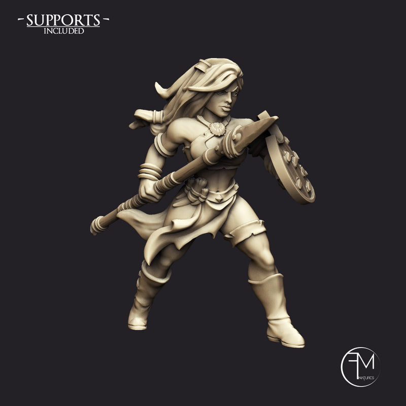 Amazon Spearmasters - 3 Units (AMAZONS! Kickstarter) - Only-Games