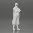 Fat Gangster in cap and sunglasses folding one's arms - Only-Games