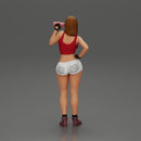 woman enjoying a drink, stylish and confident pose - Only-Games