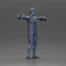 Man in the gym performing shoulder exercises with weights - Only-Games