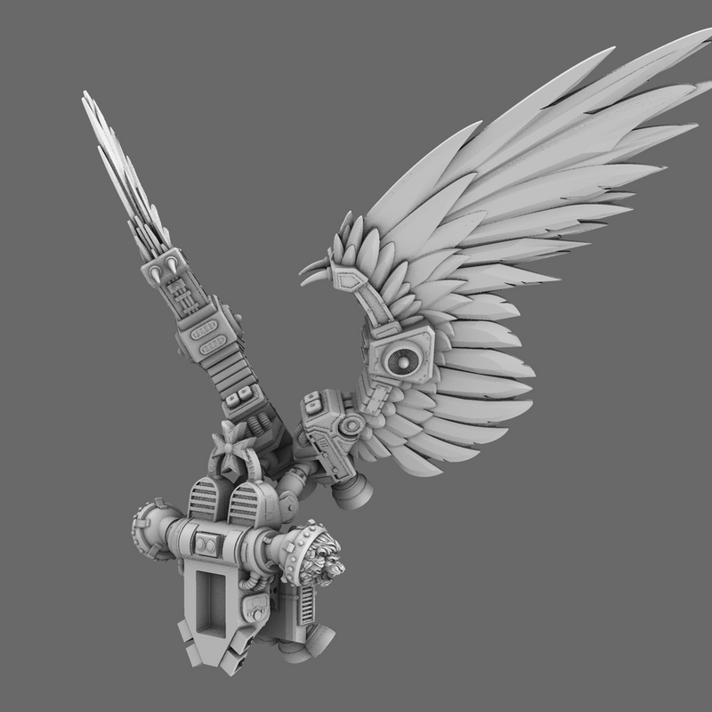 Galactic Lions V7 Winged Lion Jetpack