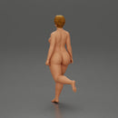 Naked Fat girl training in the gym with dumbbells for leg workouts to lose weight - Only-Games