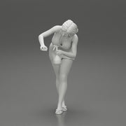 sexy girl cleaning in sponge and cleaning bottle - Only-Games