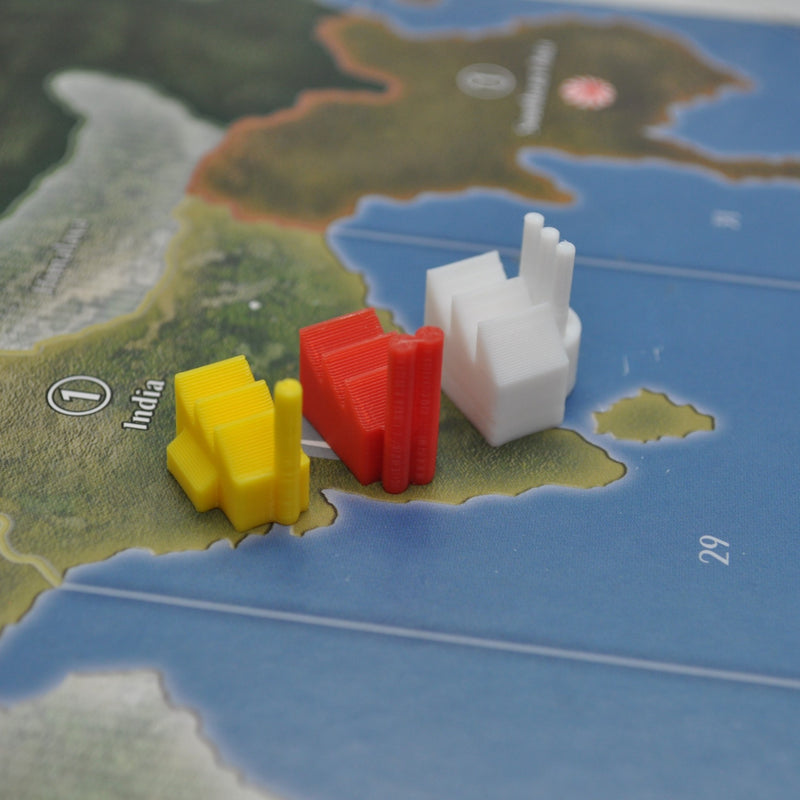 3D Printed Triple Stack Industrial Complex (x10) - Only-Games