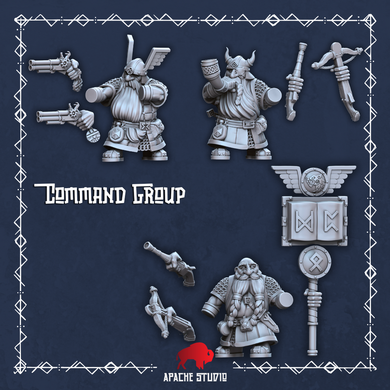 Forgeborn Clan: Crossbowmen / Arquebusiers (dwarf unit) - Only-Games