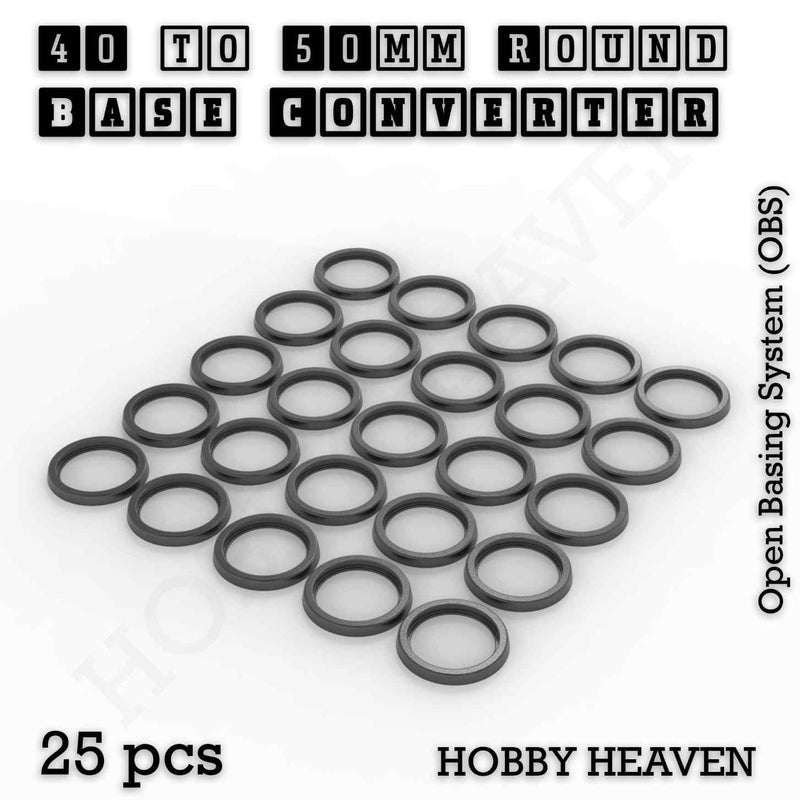 Round Bases Size Converters Round to Round 3d Print Full Range - Only-Games