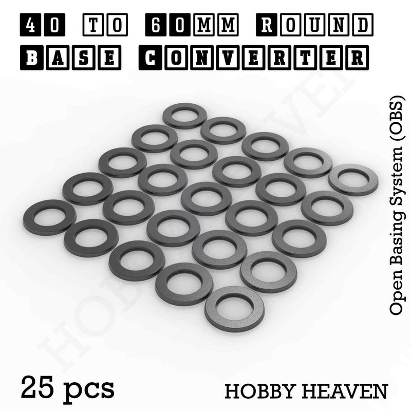 Round Bases Size Converters Round to Round 3d Print Full Range - Only-Games