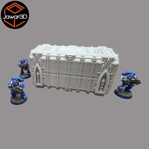 Gothic Container #2 - 28mm Wargaming Scatter Terrain Scenery Tabletop Miniature - Only-Games