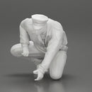 policeman officer sitting and puts handcuffs on a gangster - Only-Games