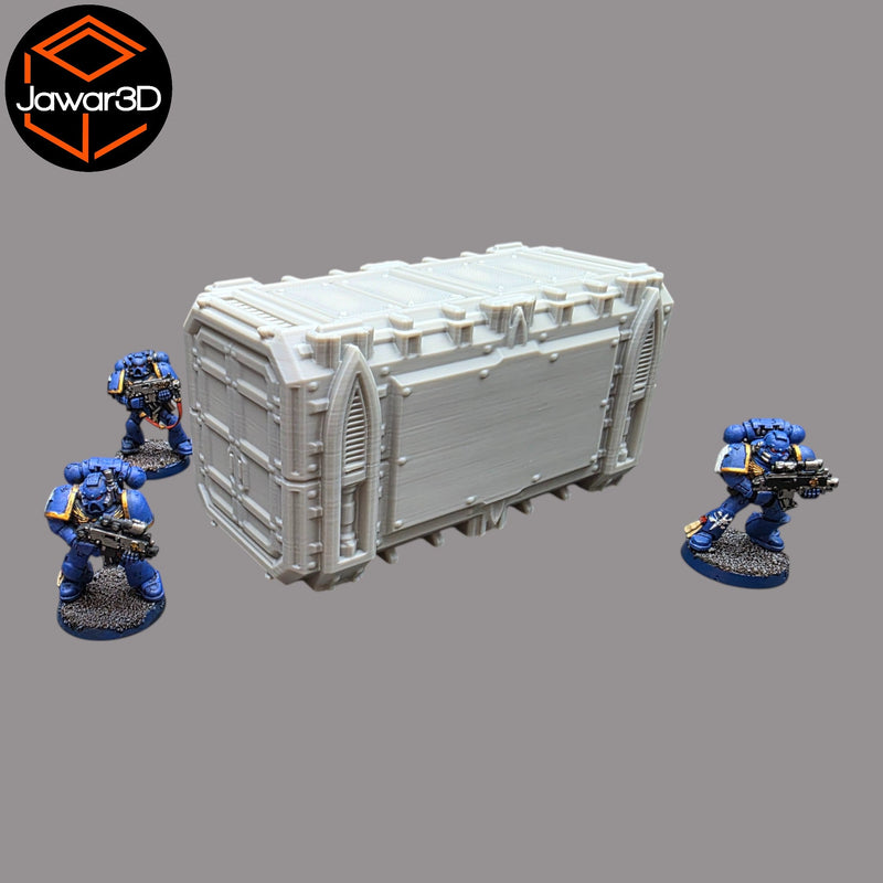 Gothic Container #3 - 28mm Wargaming Scatter Terrain Scenery Tabletop Miniature - Only-Games